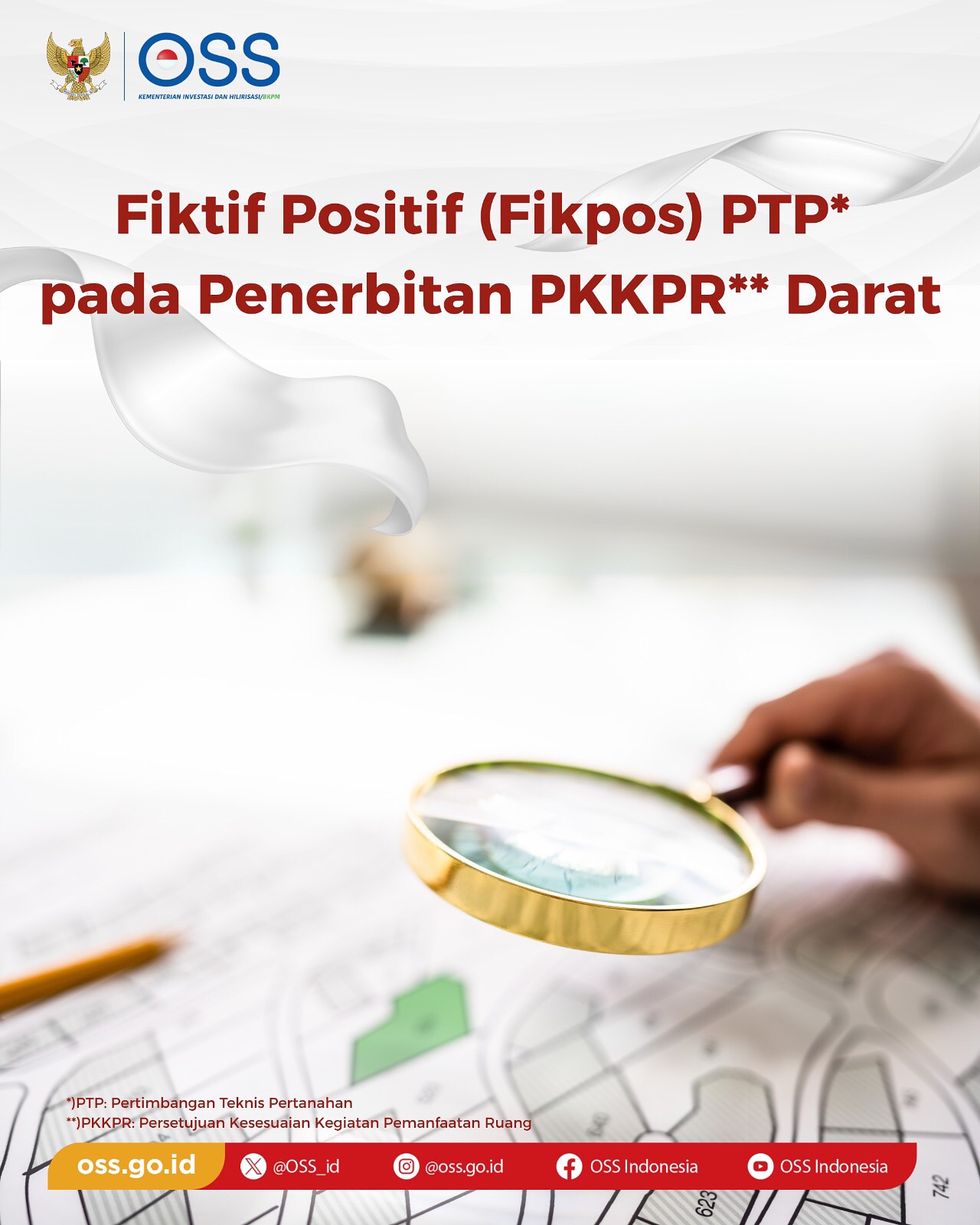 Penerapan Fiktif Positif (FikPos) pada proses Pertimbangan Teknis Pertanahan untuk PKKPR Darat (Persetujuan Kesesuaian Kegiatan Pemanfaatan Ruang)