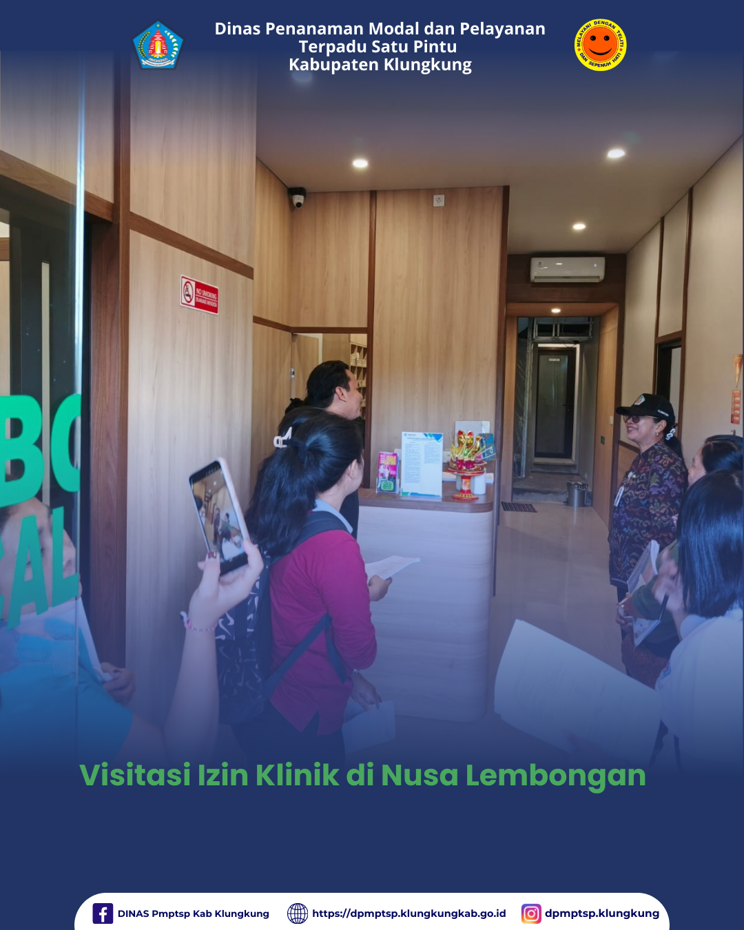 Visitasi Izin Klinik di Nusa Lembongan
