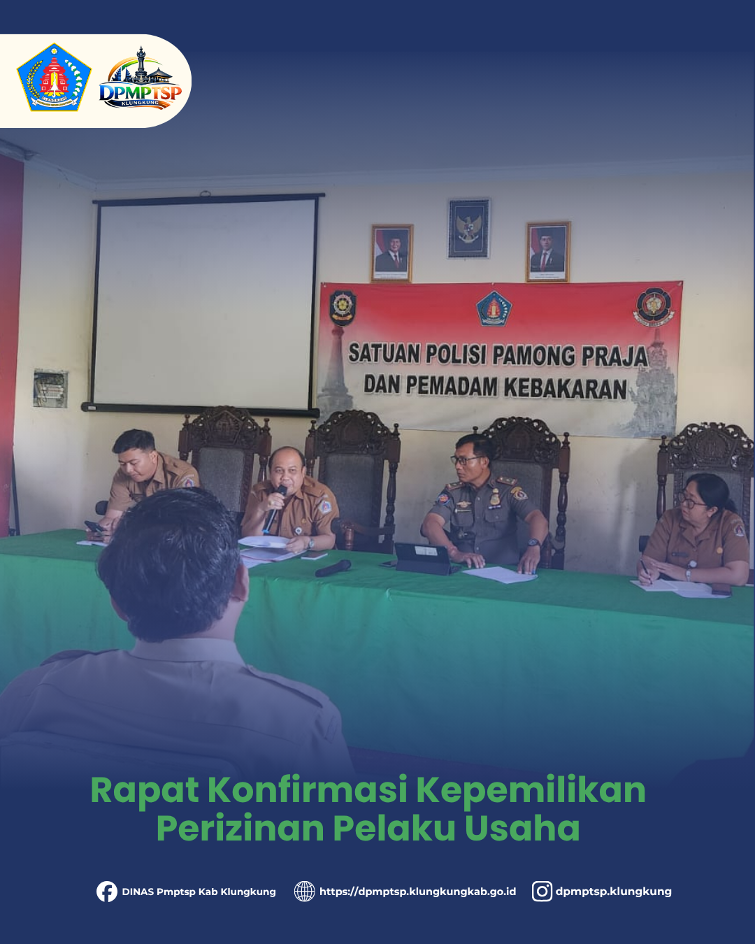Rapat Konfirmasi Kepemilikan Perizinan Pelaku Usaha