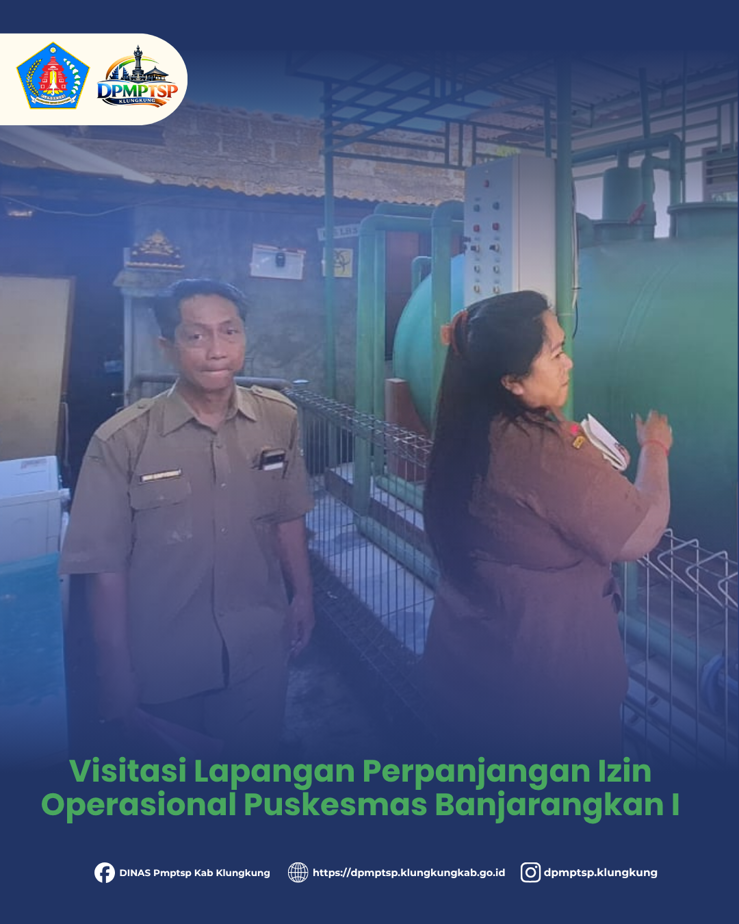 Visitasi Lapangan Perpanjangan Izin Operasional Puskesmas Banjarangkan I