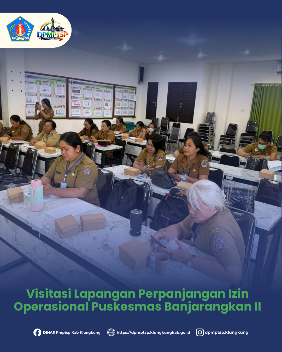 Visitasi Lapangan Perpanjangan Izin Operasional Puskesmas Banjarangkan II