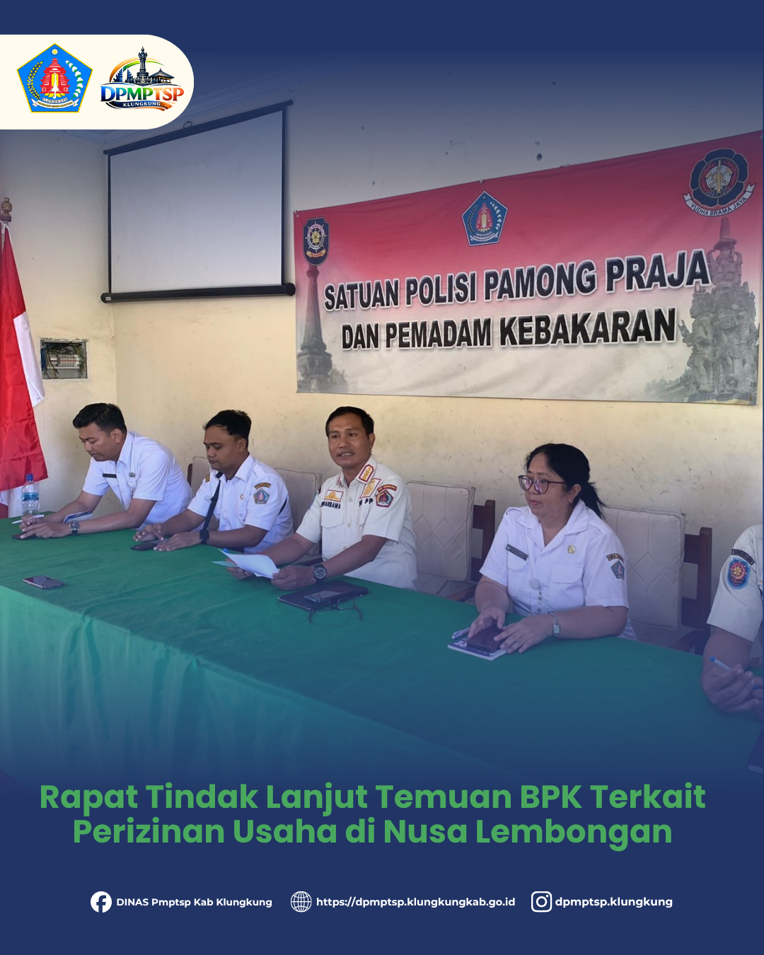 Rapat Tindak Lanjut Temuan BPK Terkait Perizinan Usaha di Nusa Lembongan